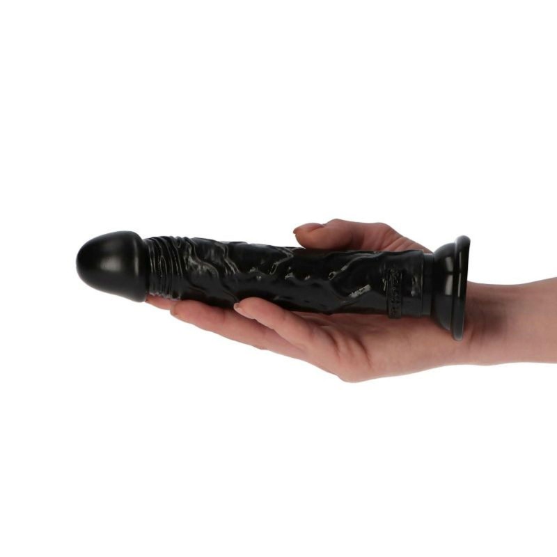 Dildo penis z żyłami przyssawka realistyczny 16cm